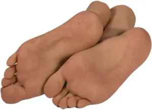 1 Pair Soft Silicone Life Size Male Model Legs Foot Model Show Shoes Show Jewelry Sandals Socks Show Art Sketch Nails (4301)