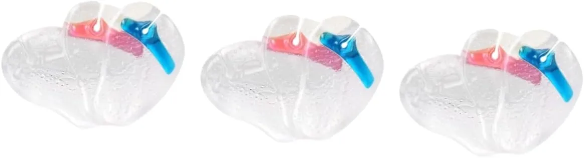 3sets Gel Insole Inserts for High Heels Half Insoles Gel Pad for Slippers Forefoot Cushioning Anti-Slip 3pairs*3