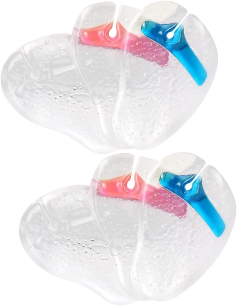 3sets Gel Insole Inserts for High Heels Half Insoles Gel Pad for Slippers Forefoot Cushioning Anti-Slip 3pairs*3