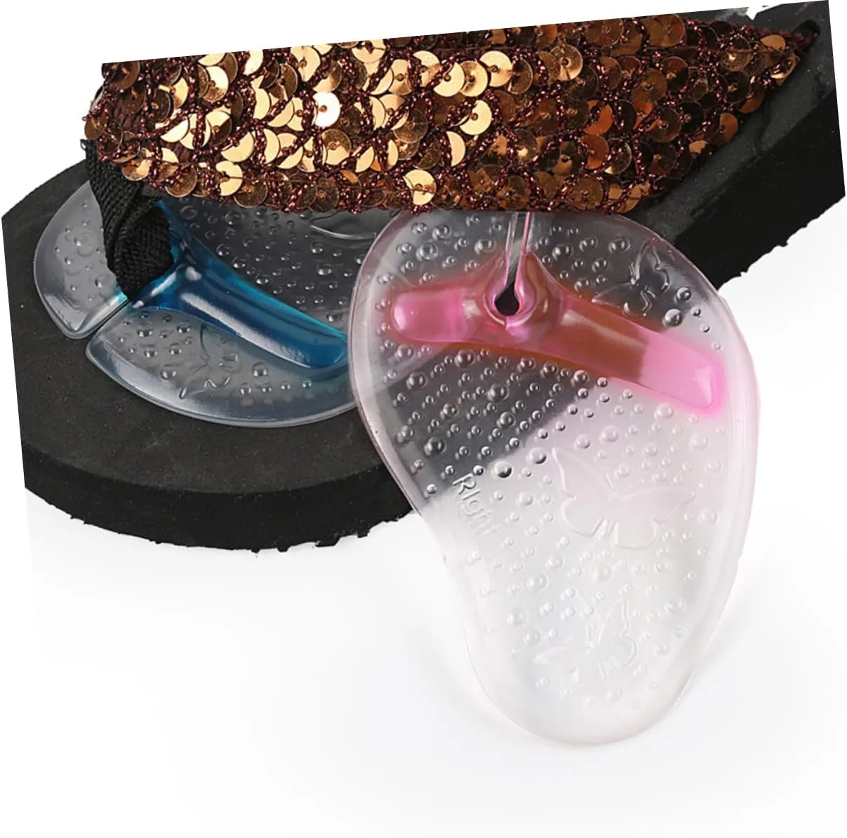 3sets Gel Insole Inserts for High Heels Half Insoles Gel Pad for Slippers Forefoot Cushioning Anti-Slip 3pairs*3