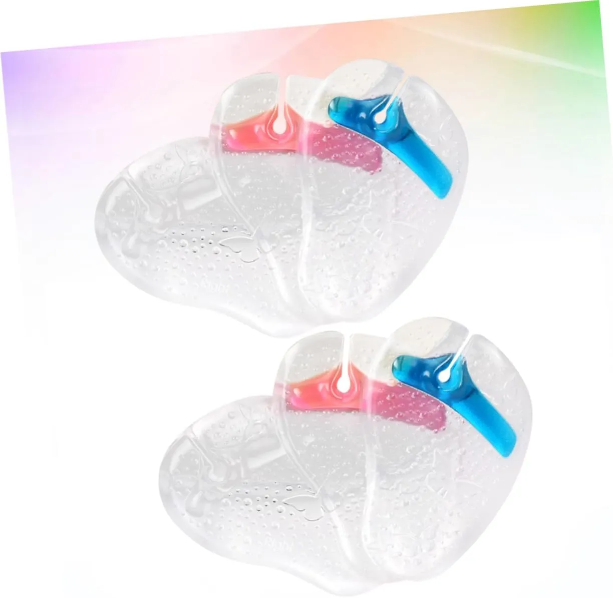 3sets Gel Insole Inserts for High Heels Half Insoles Gel Pad for Slippers Forefoot Cushioning Anti-Slip 3pairs*3