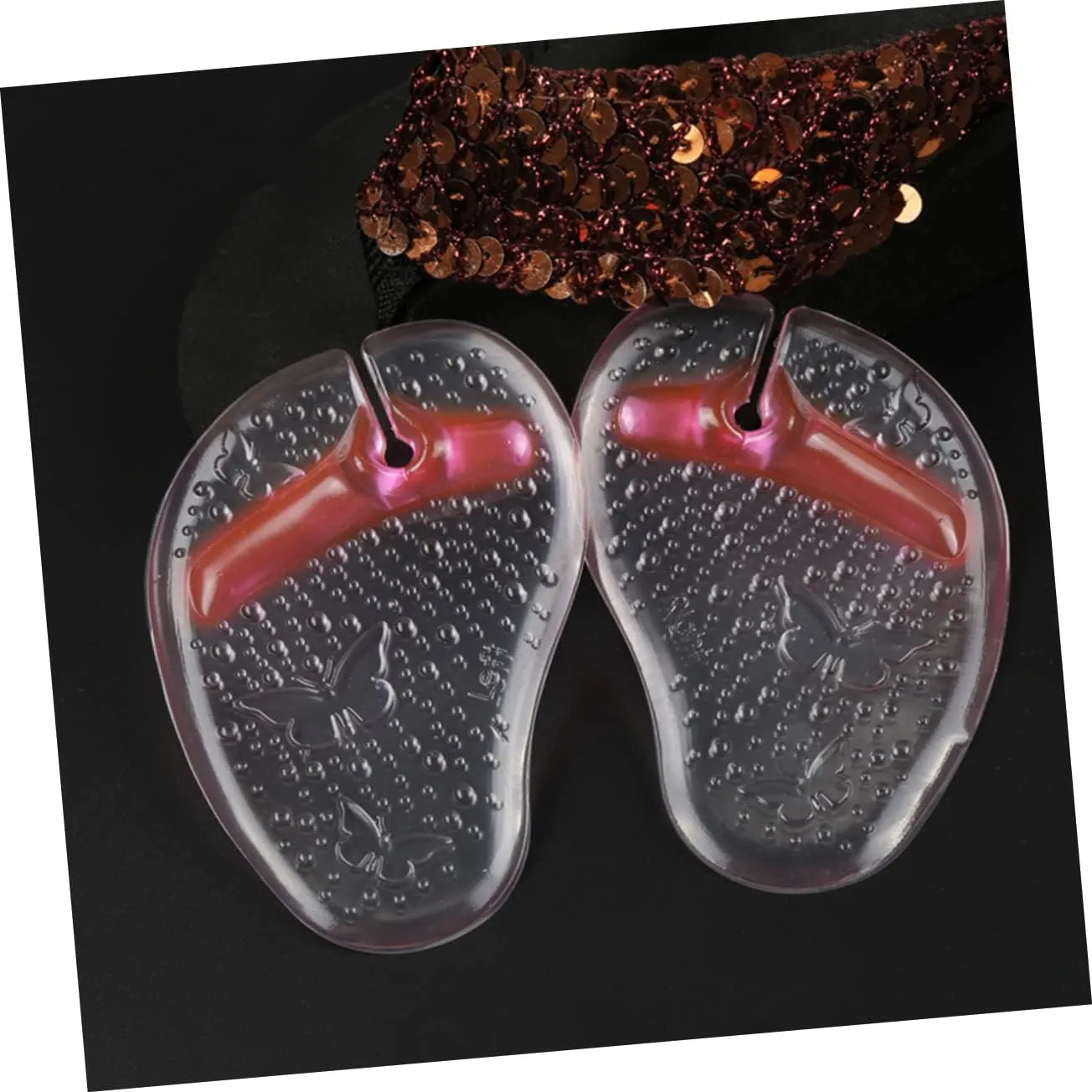 3sets Gel Insole Inserts for High Heels Half Insoles Gel Pad for Slippers Forefoot Cushioning Anti-Slip 3pairs*3