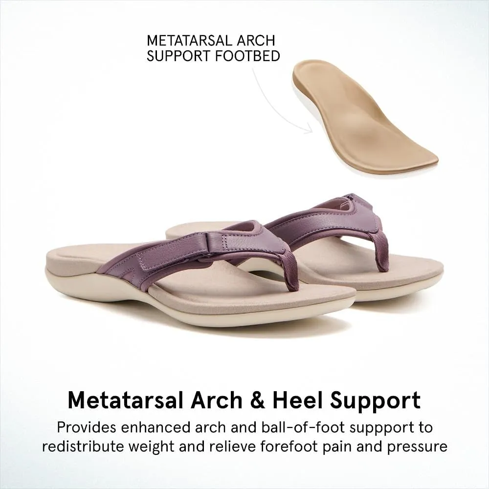 ABEO Women's Oasis Sport Metatarsal Flip Flops | Adjustable Flip Flops | Sandals for Women | Built-In Orthotics | Orthopedic Sandals