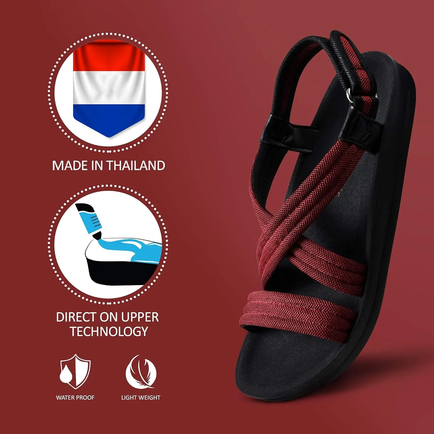 AEROTHOTIC Women's Hadal Arch Support Slingback Travel Essentials Sandals