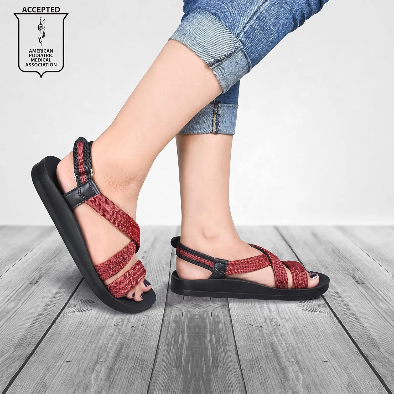 AEROTHOTIC Women's Hadal Arch Support Slingback Travel Essentials Sandals