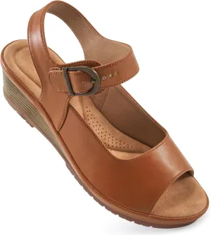 Alicegana Womens Wedge Sandals Comfortable Low Heel Dressy Summer Platform Shoes Ankle Strap Casual Non Slip Wedges