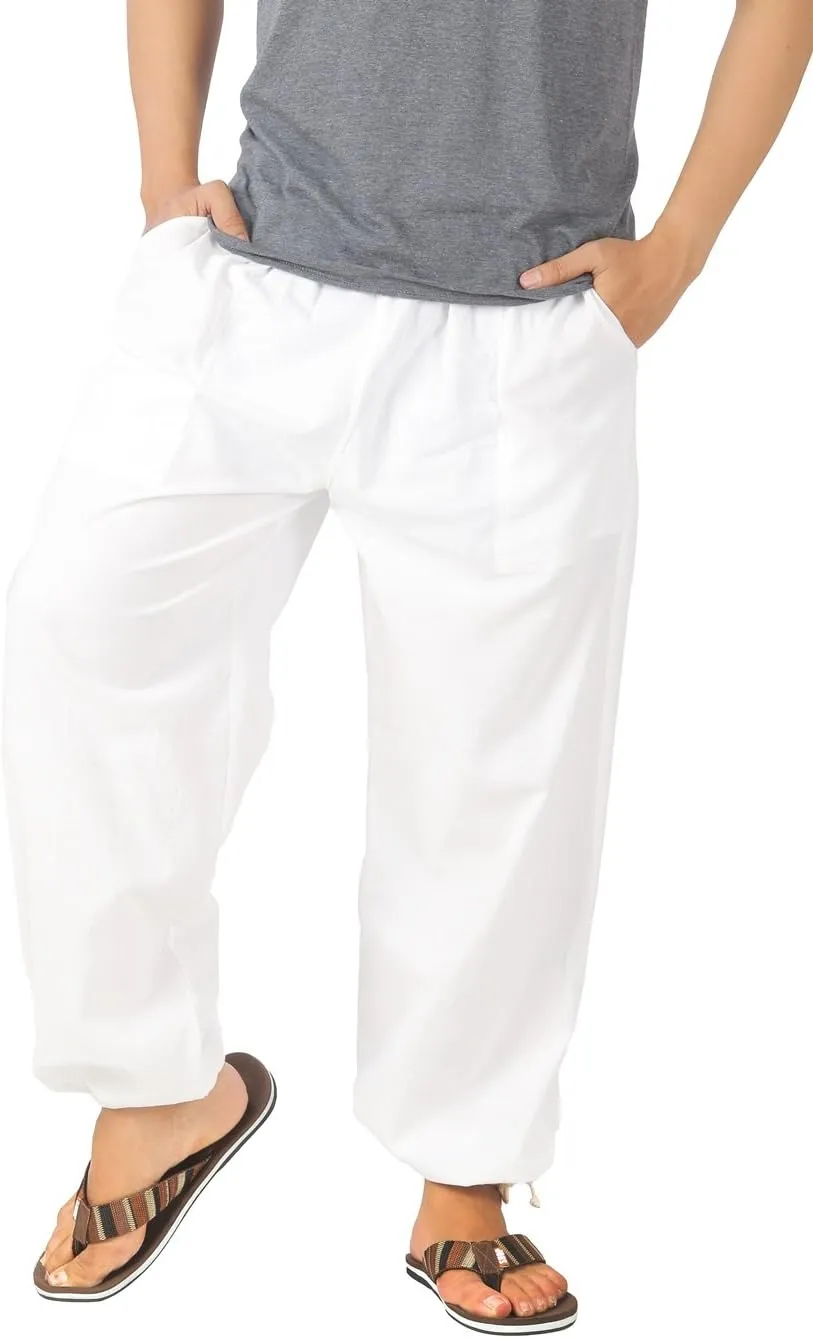 Baggy Sweatpants Men Cotton, Drawstring Lounge Pants, Relaxed Fit, Ideal for Comfort