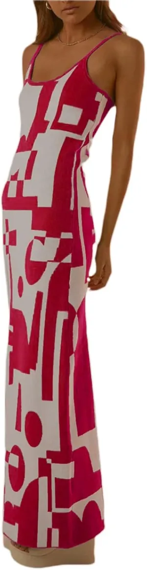 Bodycon Dresses for Women Summer Knit Hollow Out Sexy Night Out Midi Maxi Dress Sleeveless Long Cut Out Dress
