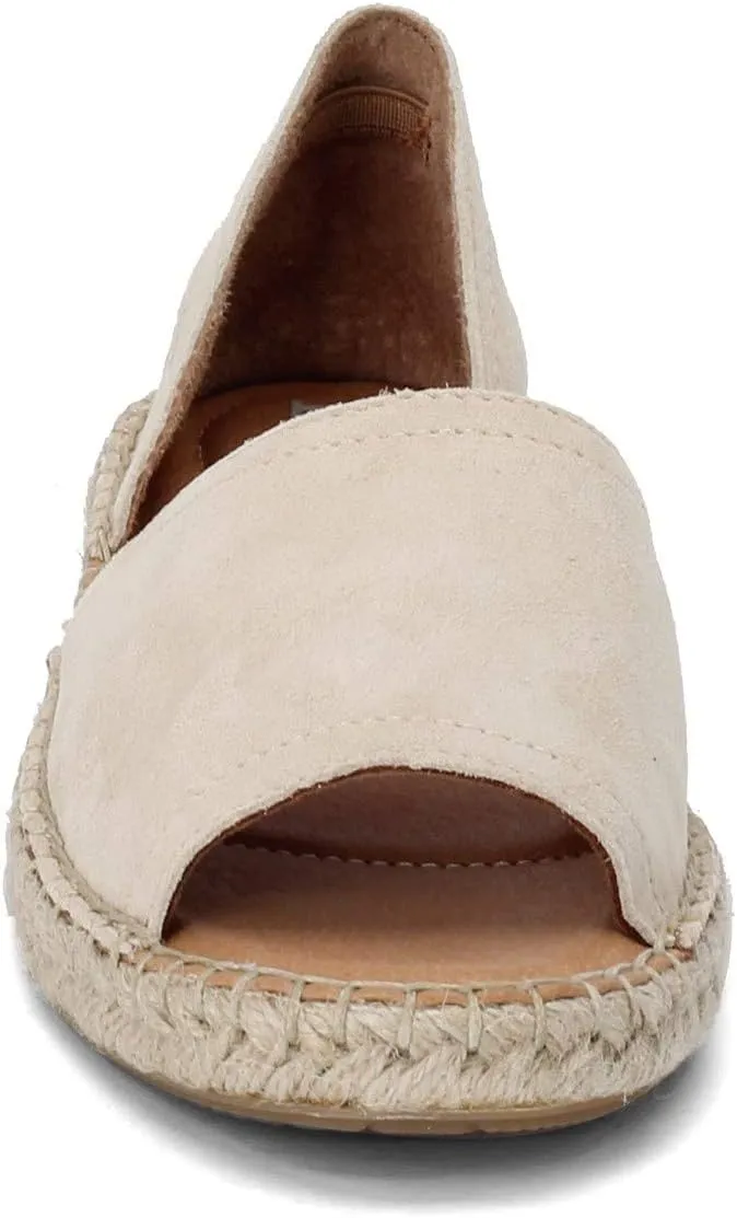 BORN Womens Solid Leather Flatform Sandals