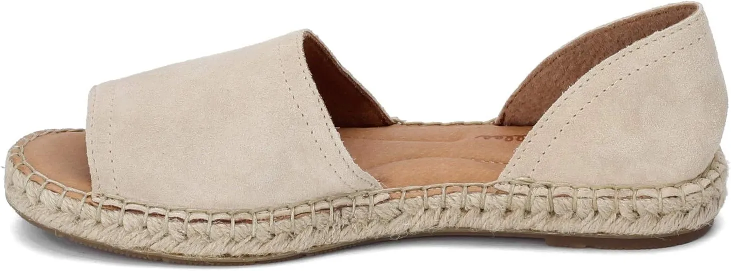 BORN Womens Solid Leather Flatform Sandals