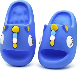 Boys Girls Cloud Unicorn Slide Sandals Non-slip Comfy Cushioned Thick Sole Shower Pool Slippers Summer Beach Water Shoes Indoor & Outdoor