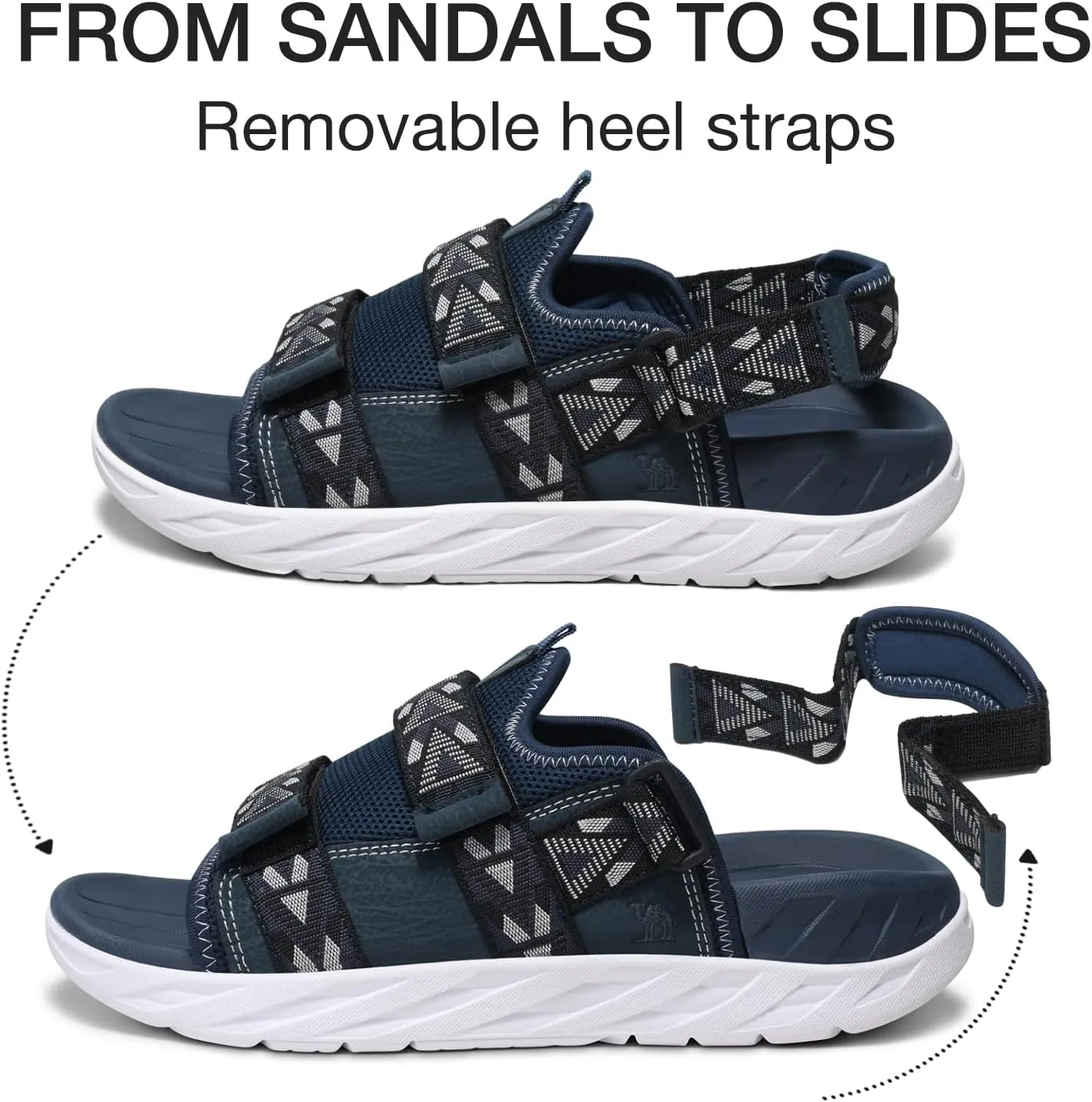 CAMEL CROWN Men's Hiking Sandals Anti-slipping Athletic Water Shoes with Arch Support Adjustable Straps Summer Sandal