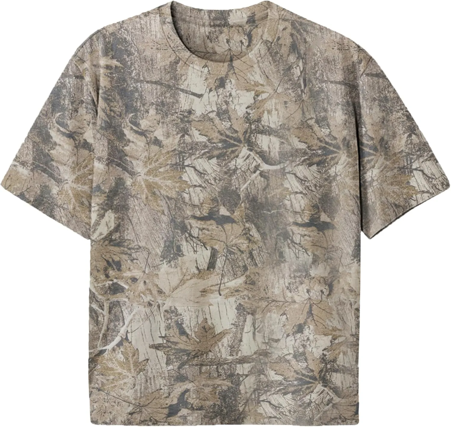 Camo Shirt for Women Mens Maple Leaf Print Short Sleeve Crewneck T-Shirts Summer Oversized Tee Shirts Streetwear