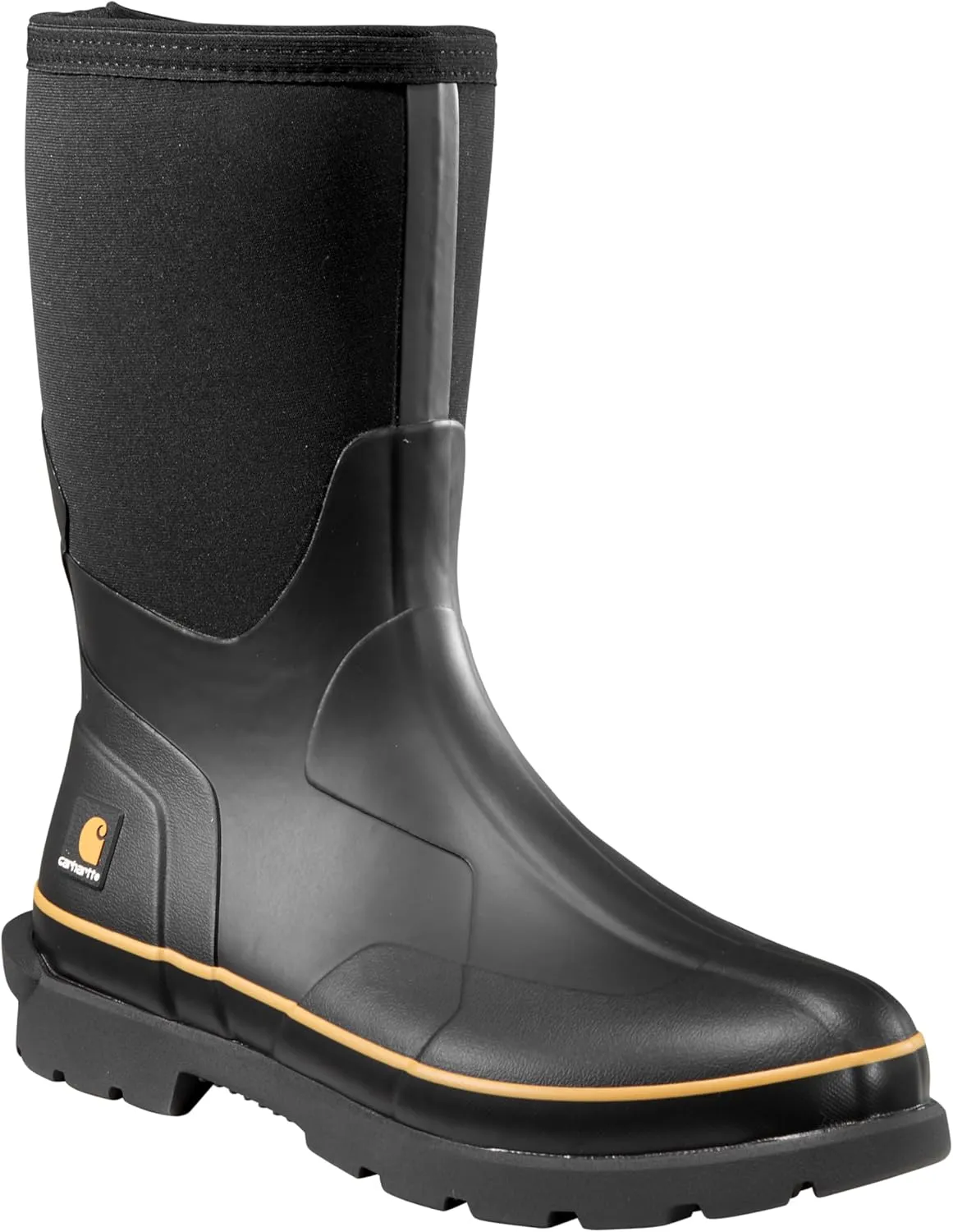 Carhartt Men's 10" Waterproof Rubber Pull-on Soft Toe Cmv1121 Mid Calf Boot