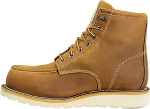 Carhartt Men's 6" Waterproof Nano Toe Wedge Work Boot Fw6425-m Construction