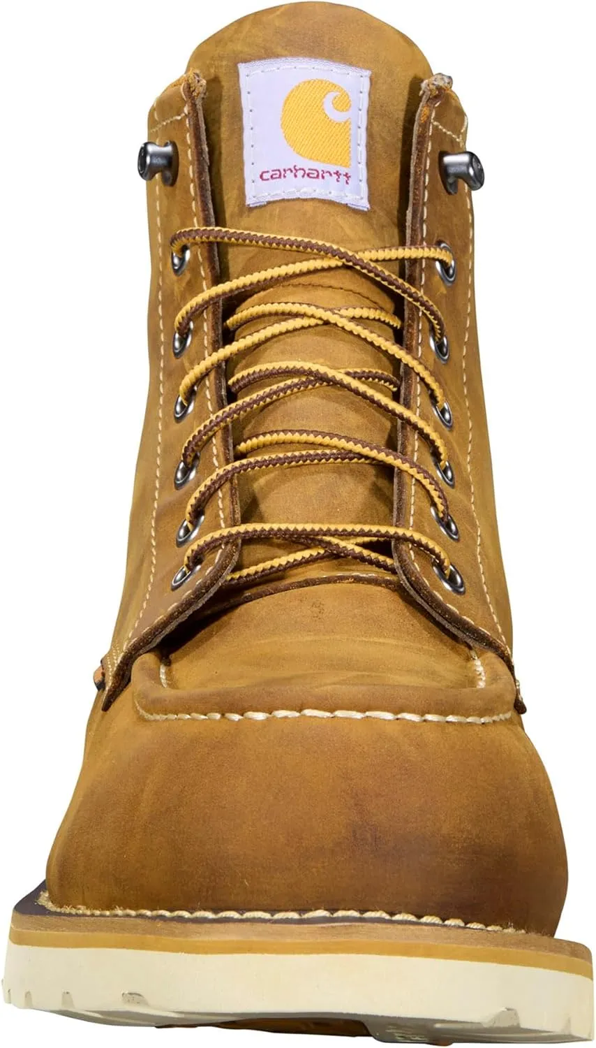 Carhartt Men's 6" Waterproof Nano Toe Wedge Work Boot Fw6425-m Construction
