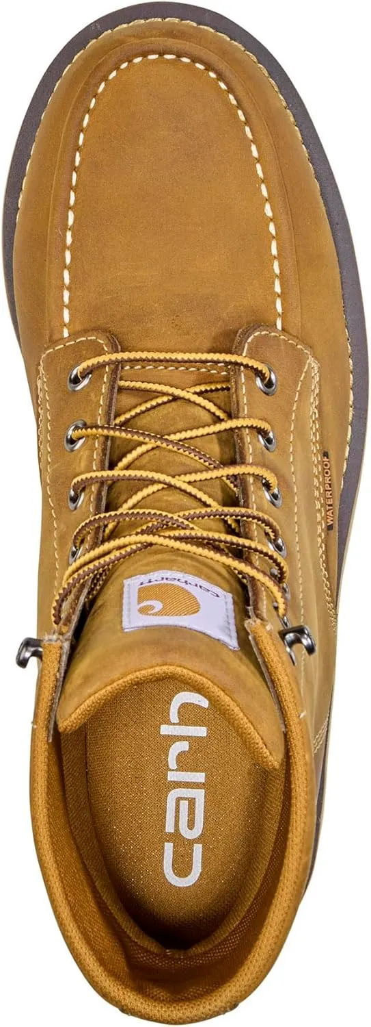 Carhartt Men's 6" Waterproof Nano Toe Wedge Work Boot Fw6425-m Construction