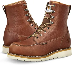 Carhartt Men's WP 8" Moc Steel Toe Construction Wedge Work Boot