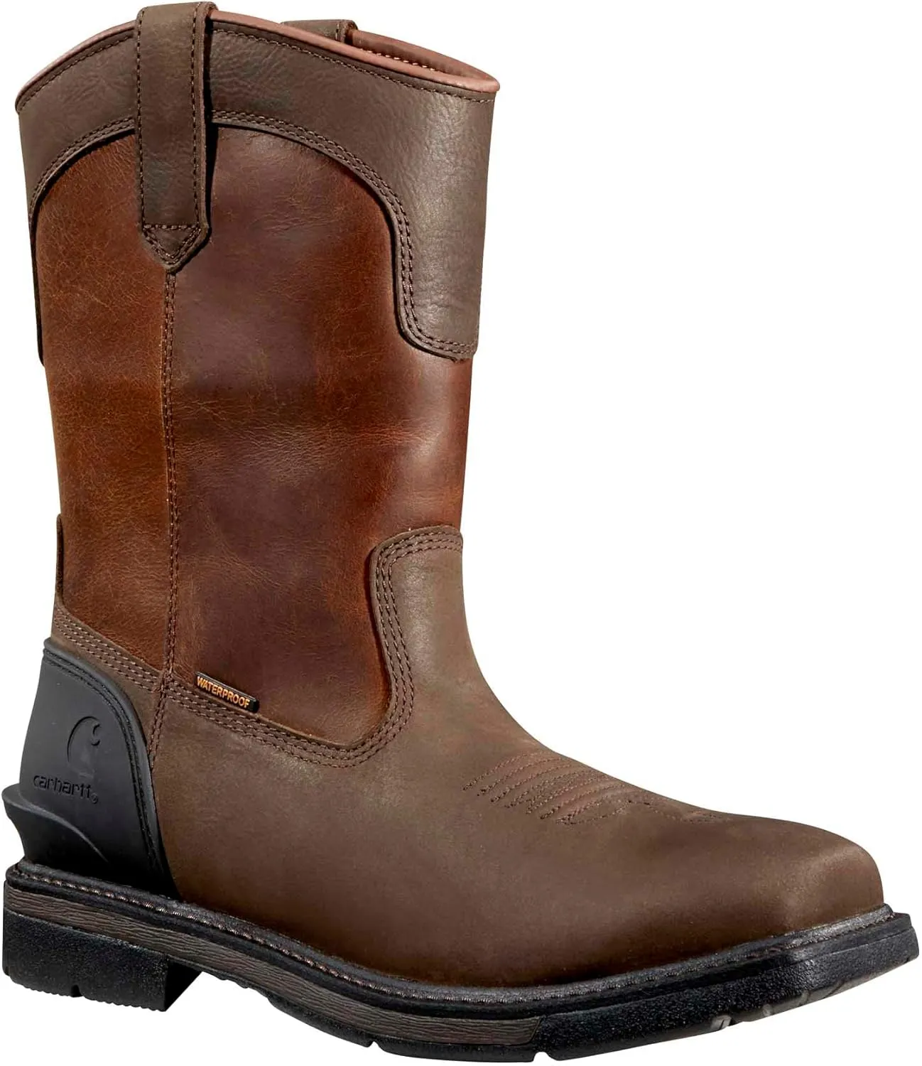 Carhartt Montana Square Toe Wellington 11" Waterproof Pull-on Industrial Boots