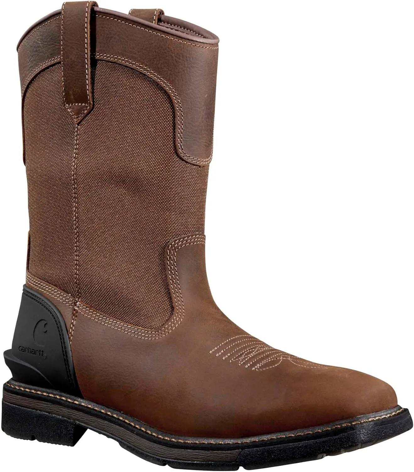 Carhartt Montana Square Toe Wellington 11" Waterproof Pull-on Industrial Boots