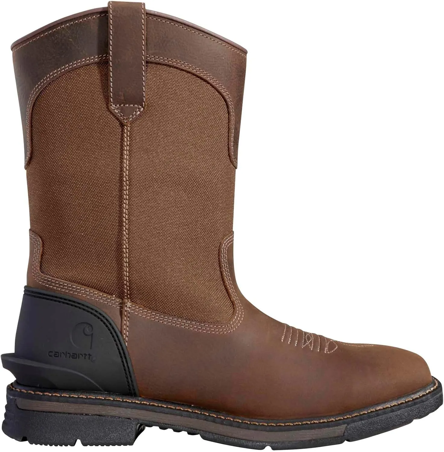 Carhartt Montana Square Toe Wellington 11" Waterproof Pull-on Industrial Boots