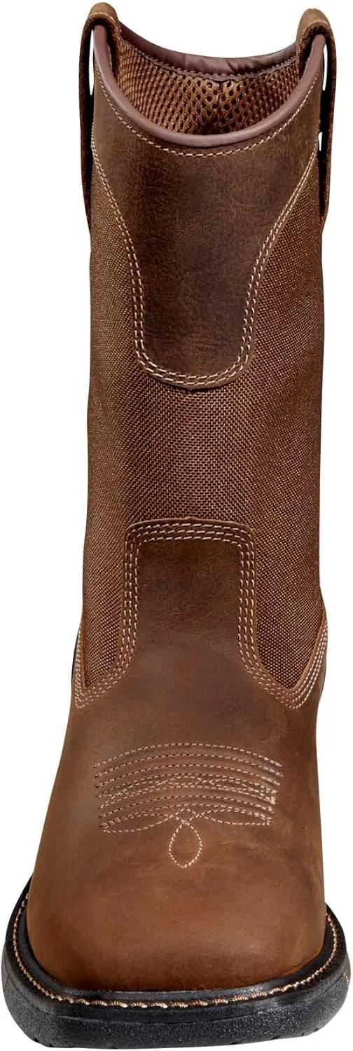 Carhartt Montana Square Toe Wellington 11" Waterproof Pull-on Industrial Boots