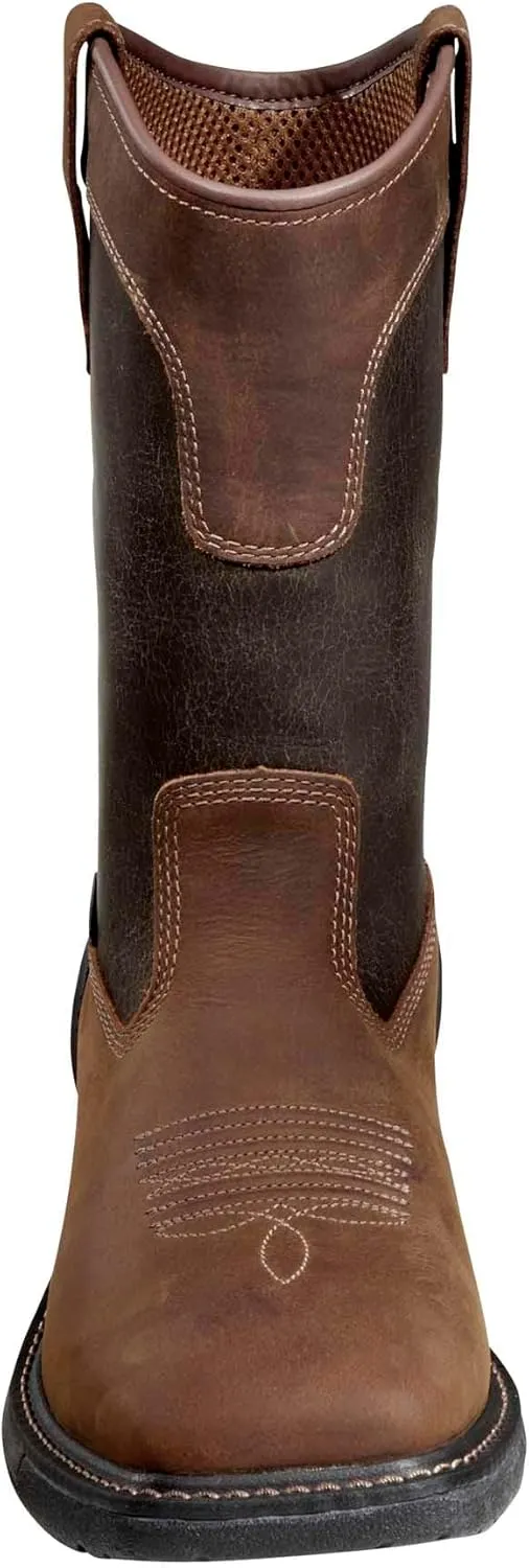Carhartt Montana Square Toe Wellington 11" Waterproof Pull-on Industrial Boots