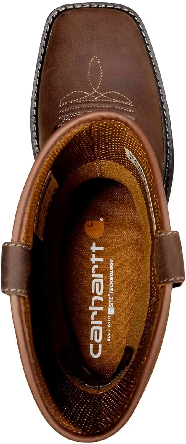 Carhartt Montana Square Toe Wellington 11" Waterproof Pull-on Industrial Boots