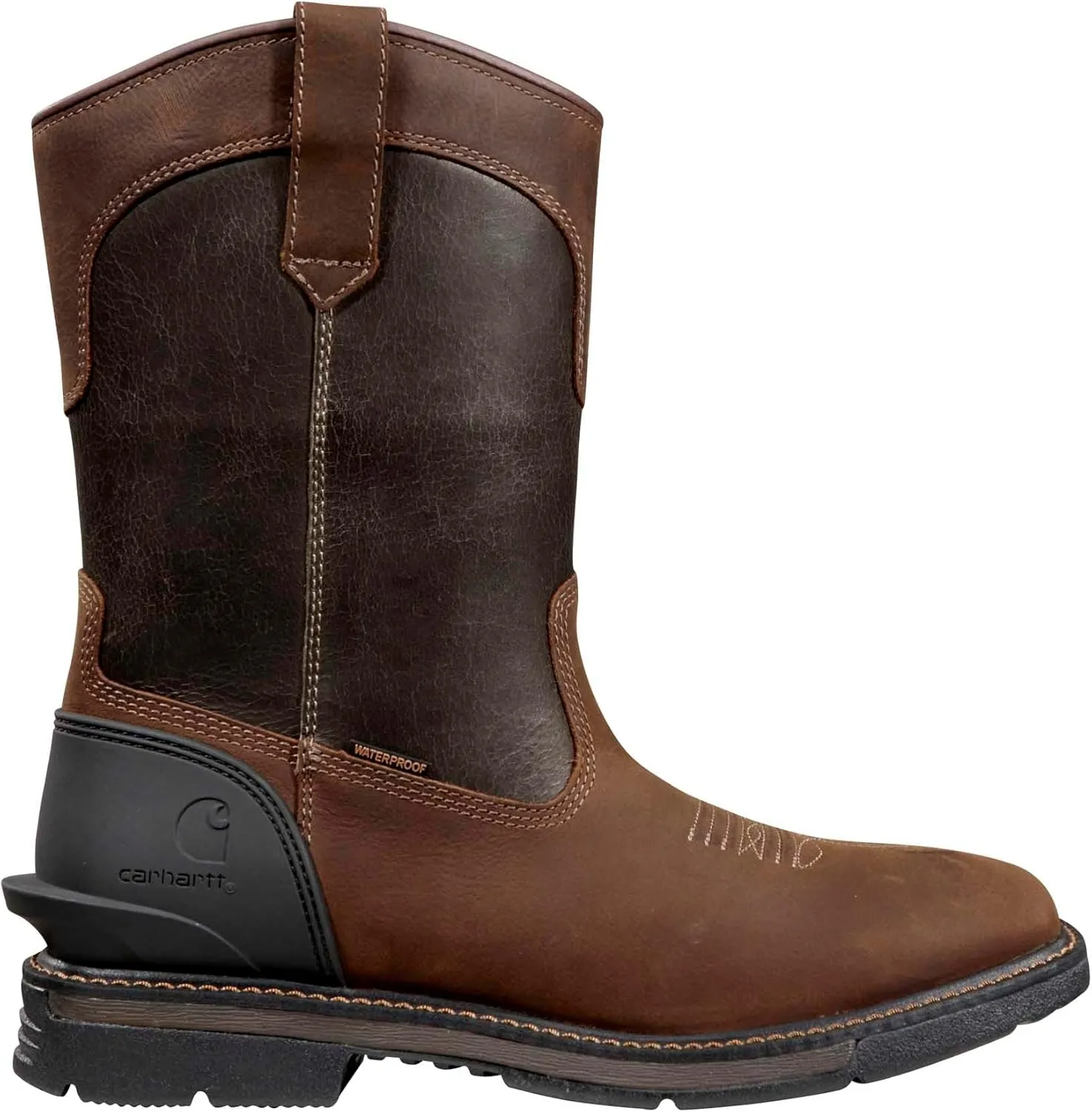 Carhartt Montana Square Toe Wellington 11" Waterproof Pull-on Industrial Boots