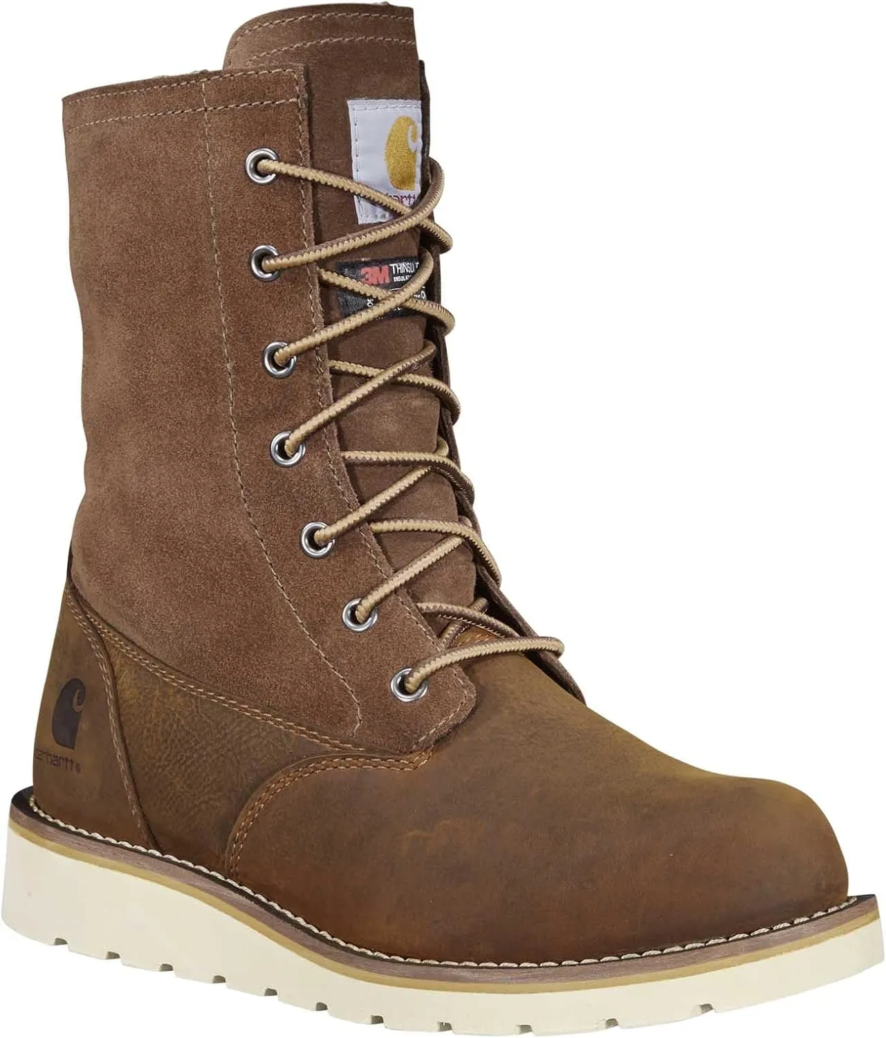 Carhartt Women's Waterproof Sherpa Lined Fold Down Winter Wedge Boot