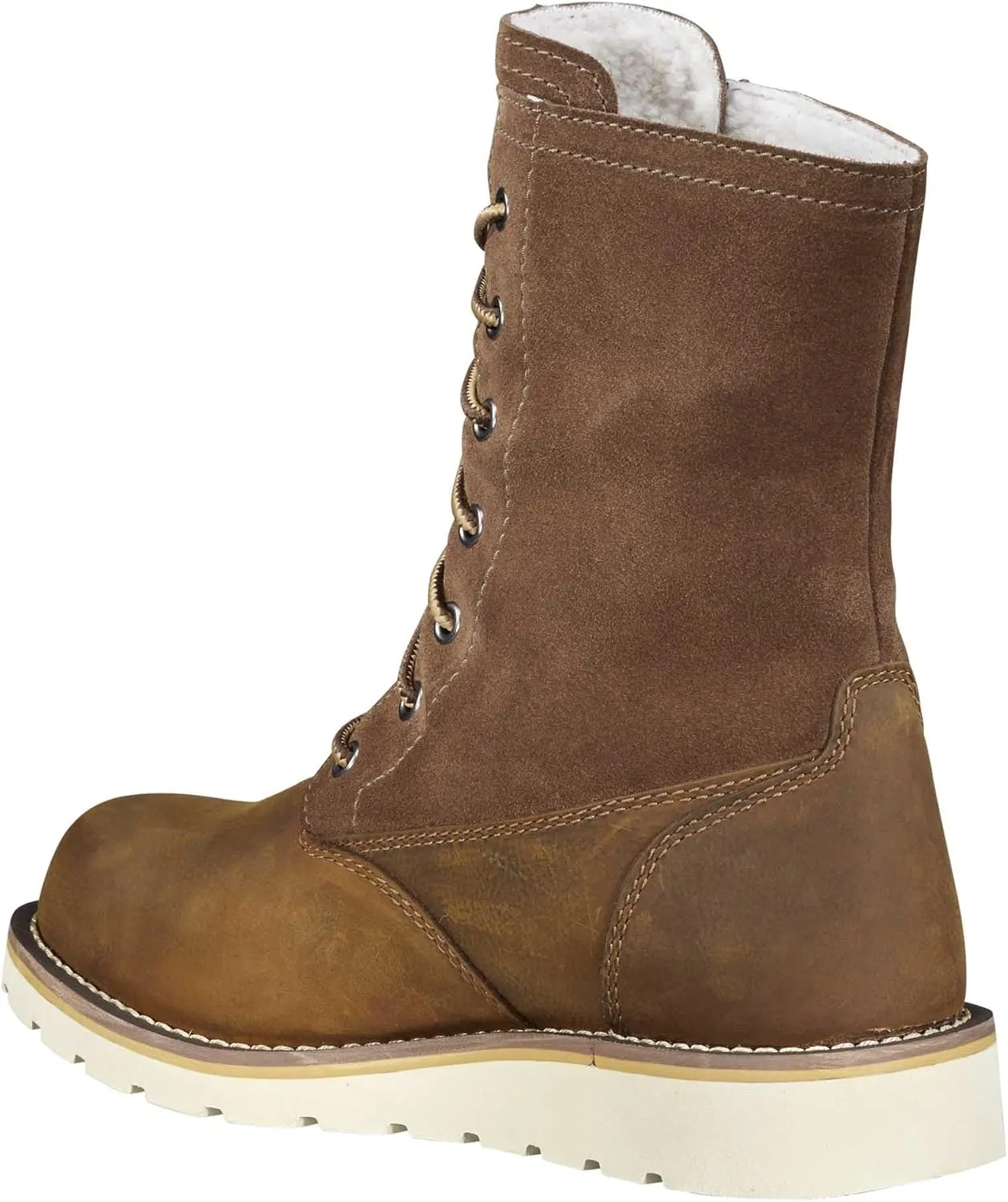 Carhartt Women's Waterproof Sherpa Lined Fold Down Winter Wedge Boot