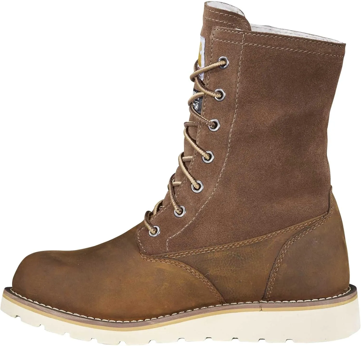 Carhartt Women's Waterproof Sherpa Lined Fold Down Winter Wedge Boot