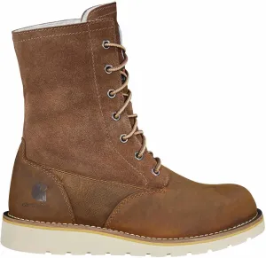 Carhartt Women's Waterproof Sherpa Lined Fold Down Winter Wedge Boot