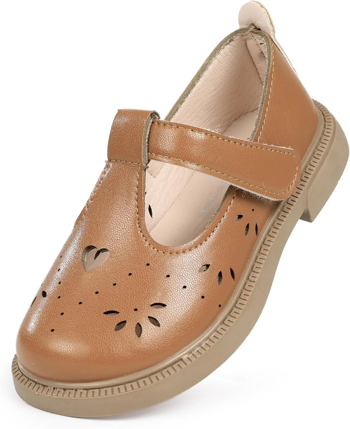 CIOR Toddler Little Girls Mary Jane Dress Shoes School Party Princess Dress Shoes for Girls Flats
