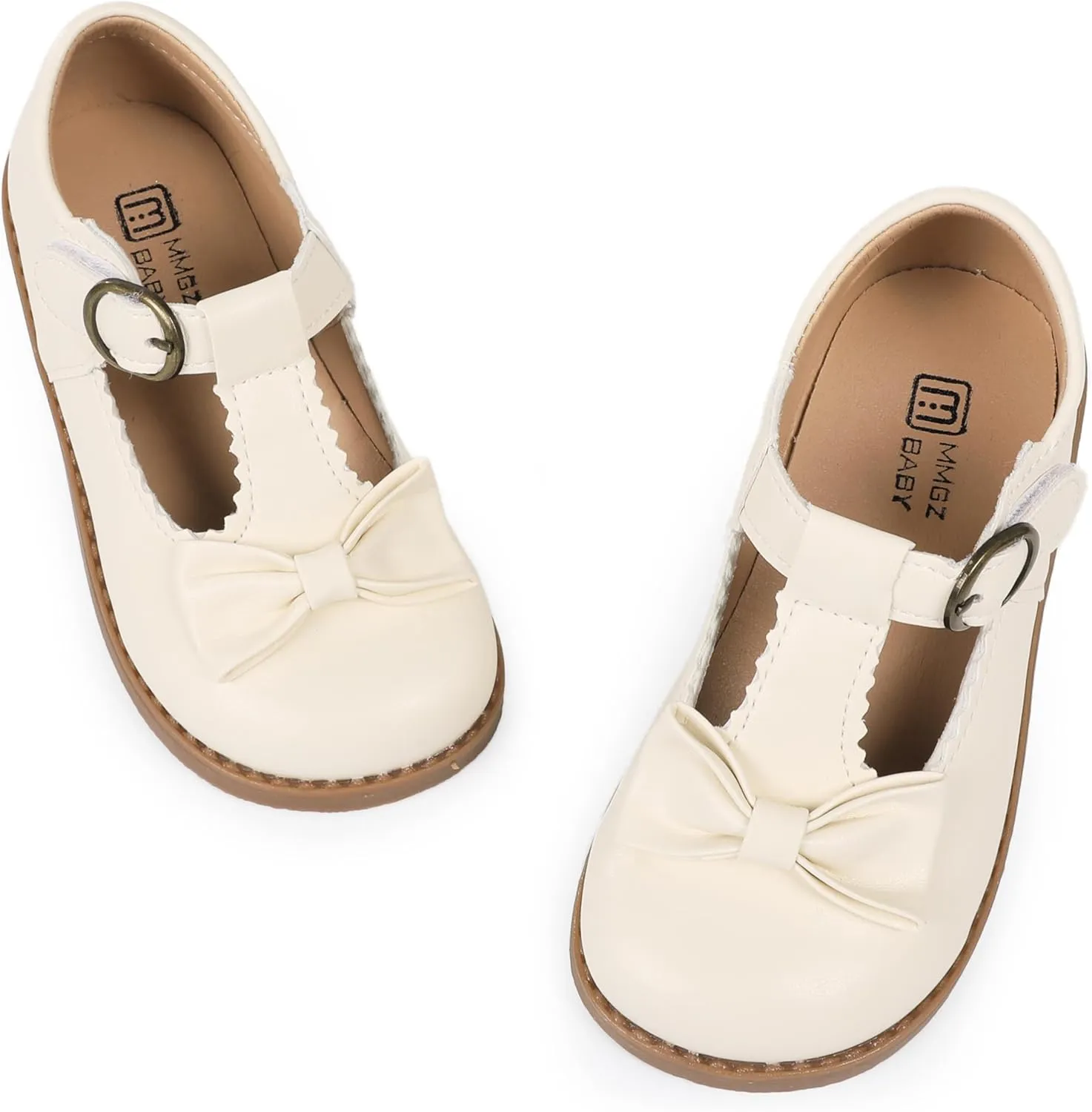 CIOR Toddler Little Girls Mary Jane Dress Shoes School Party Princess Dress Shoes for Girls Flats
