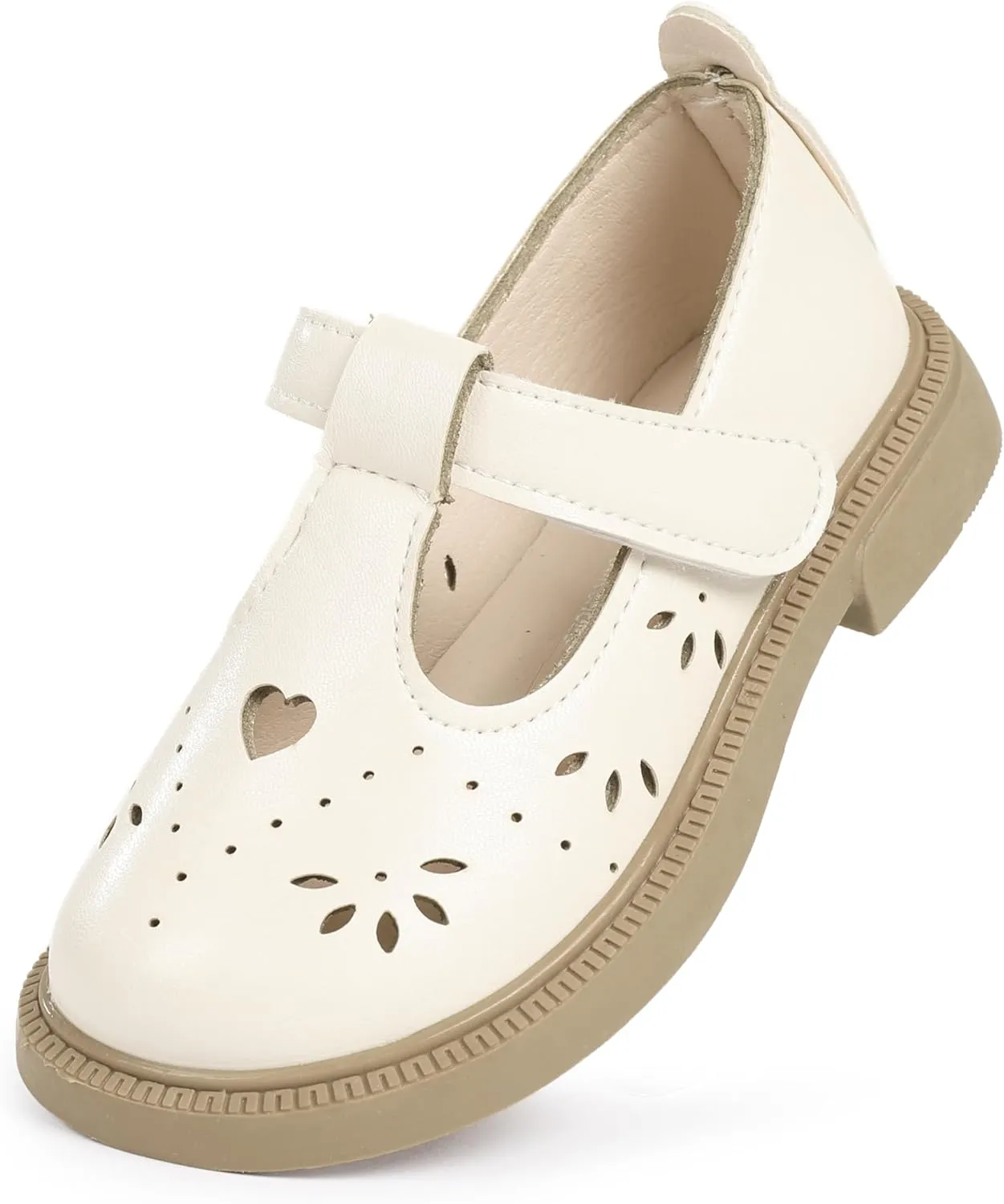 CIOR Toddler Little Girls Mary Jane Dress Shoes School Party Princess Dress Shoes for Girls Flats