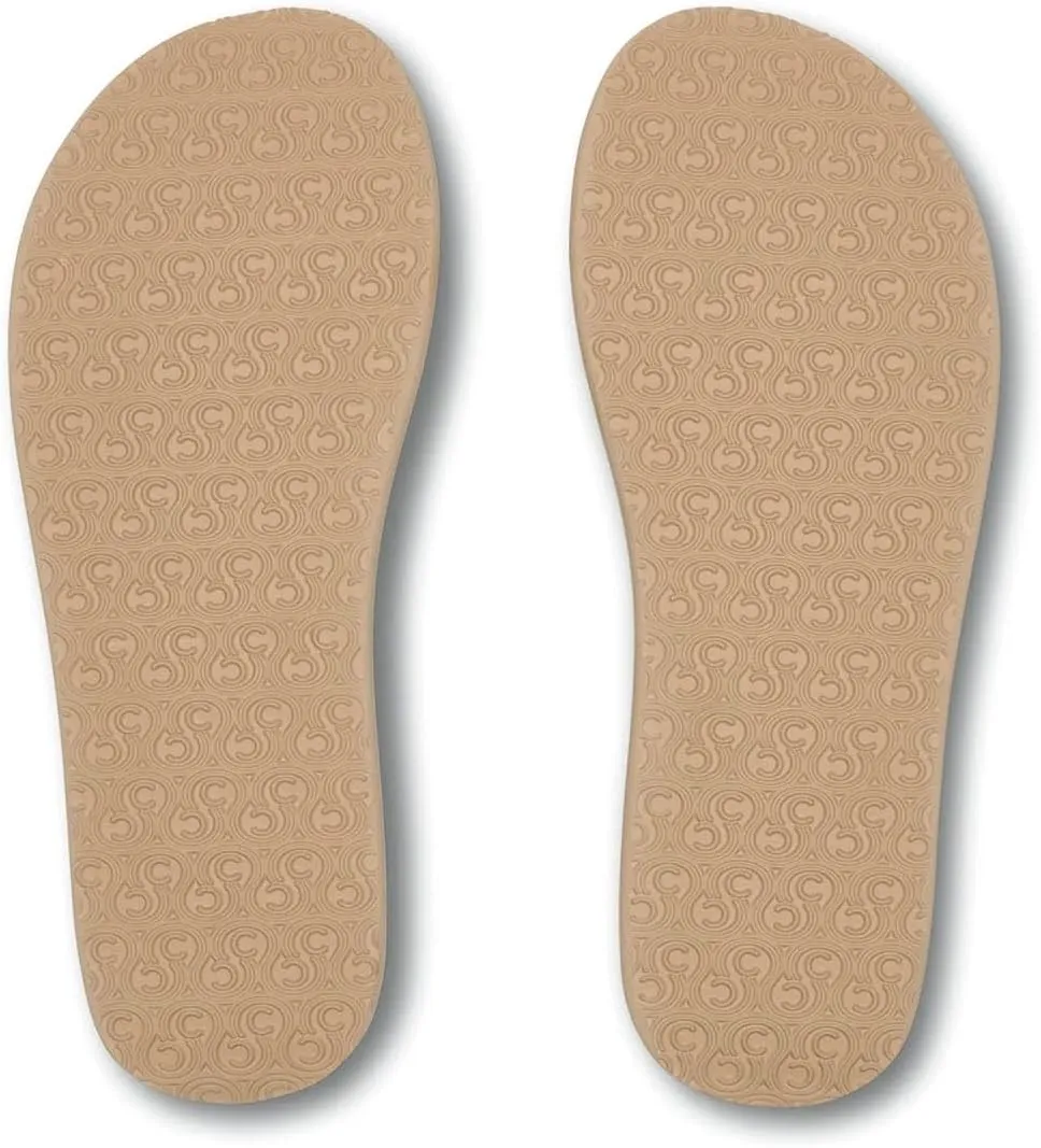 Cobian Women's Dana Rise Synthetic Leather Strap Slides Sandals