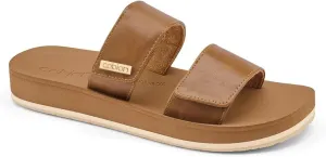 Cobian Women's Dana Rise Synthetic Leather Strap Slides Sandals