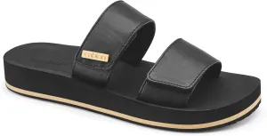 Cobian Women's Dana Rise Synthetic Leather Strap Slides Sandals