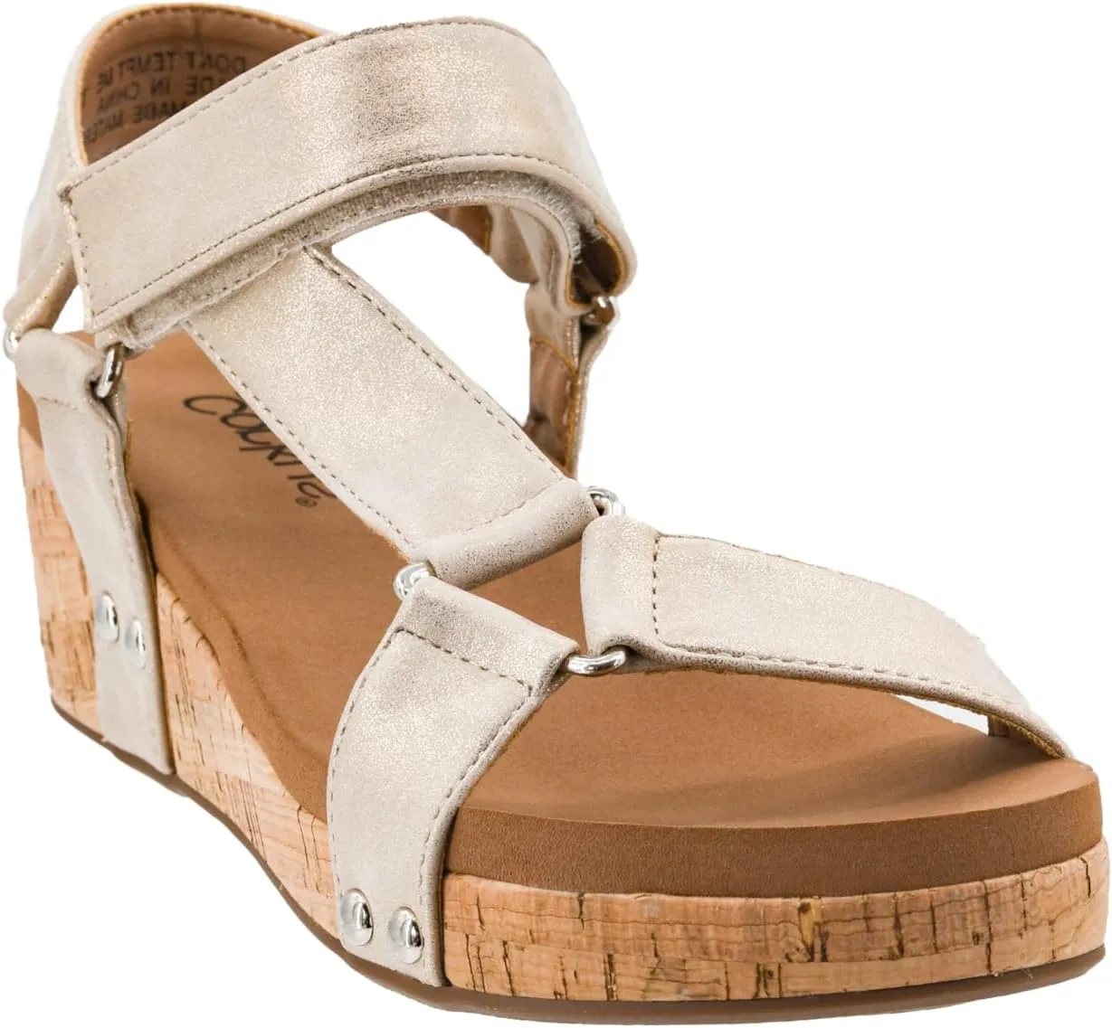 Corkys Footwear Women's Dont Tempt Me Strappy 2-Inch Wedge - Featuring Adjustable Comfort Straps, Soft Plush Cushioned Soles for Blissful Steps and All Day Wear