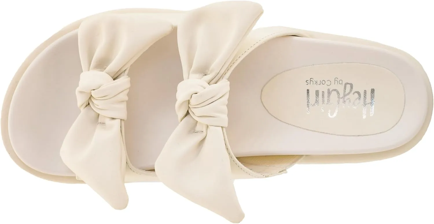Corkys Footwear Women's Lil Bit Knotty 1.5-Inch Platform Sandal - Featuring Two Straps Adorned With Bows And A Lightly Cushioned Insole For All Day Wear