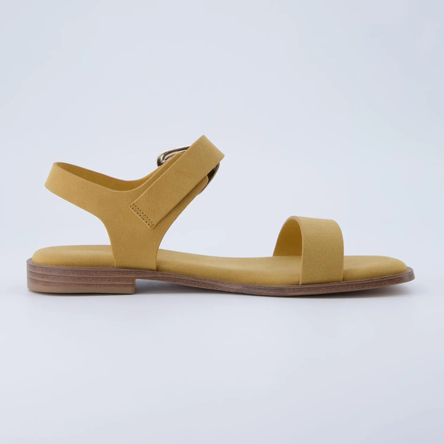 CUSHIONAIRE Cello Women's Ankle Strap Sandal With Cushioned Footbed and Adjustable Buckle