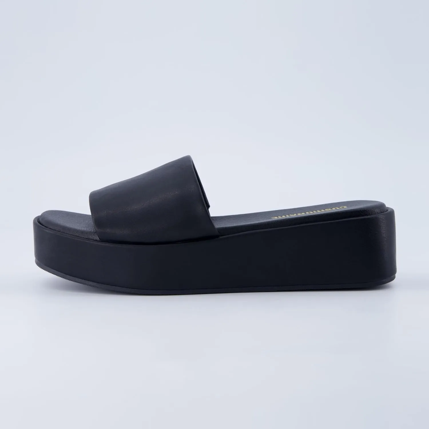 CUSHIONAIRE KUDOS Women’s Platform Sandals – Wedge Sandals for Women, Comfortable Slip-On Shoes, Dressy Summer Sandals with Cushioned Footbed