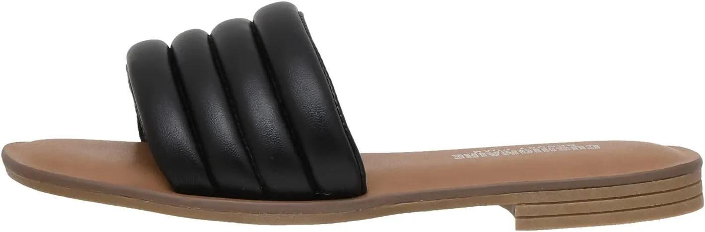 CUSHIONAIRE Women's Helen slide sandal  Memory Foam