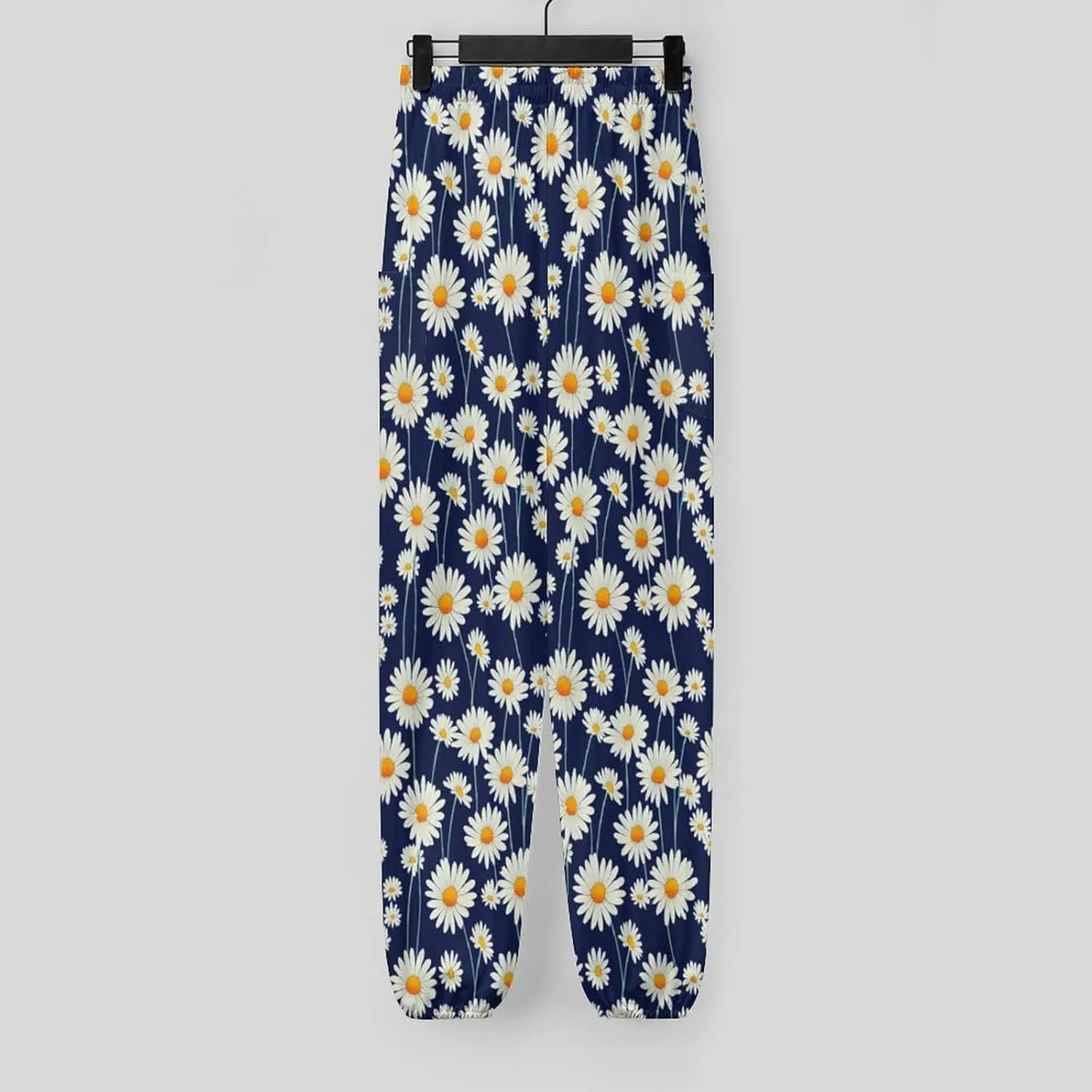 Daisy Print Yoga Bloomers Woman Hippie Harem Pant Lantern Pants Elastic Gym Leggings Loose Casual Sport Pants