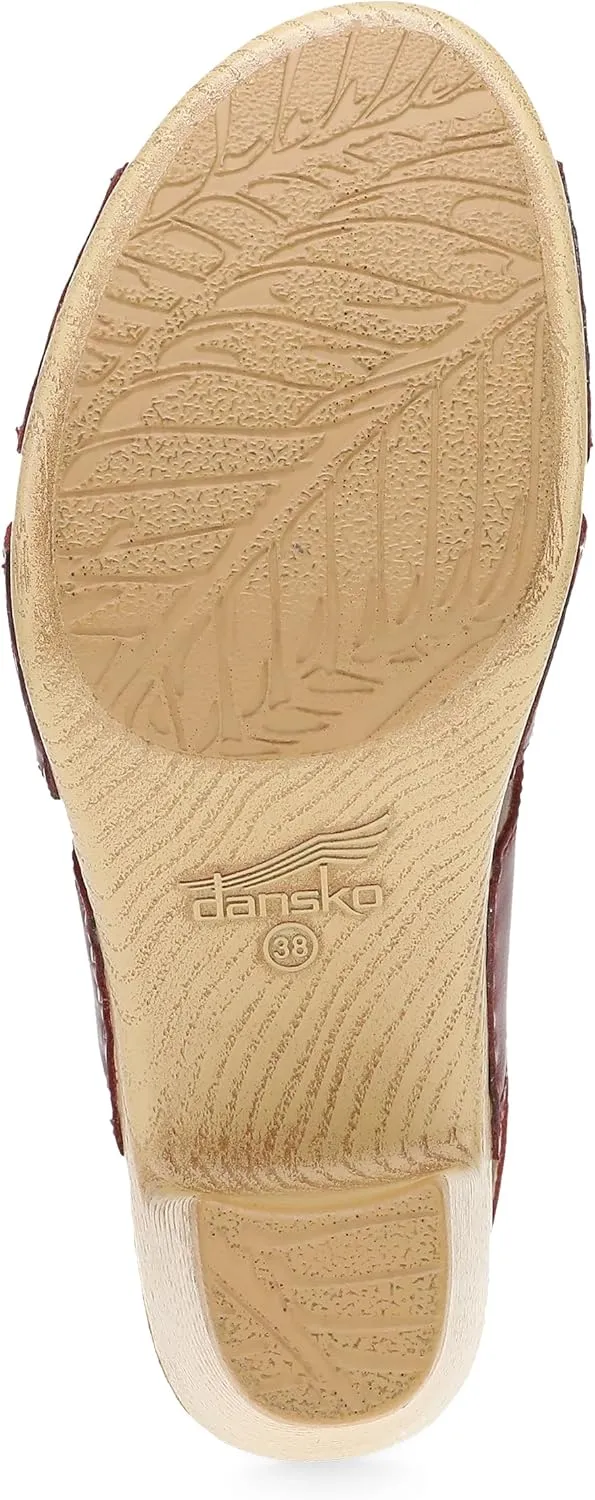 Dansko Tatiana Stylish Gladiator Sandal for Women - Luxe Leathers and a Heel for a Classy, All-Day Look - Cushioned Footbed for All-Day Comfort