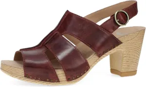 Dansko Tatiana Stylish Gladiator Sandal for Women - Luxe Leathers and a Heel for a Classy, All-Day Look - Cushioned Footbed for All-Day Comfort
