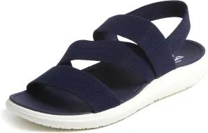 Dearfoams Women's Emilia Slip on Comfortable Cushioned Gore Lightweight Sandal Flat
