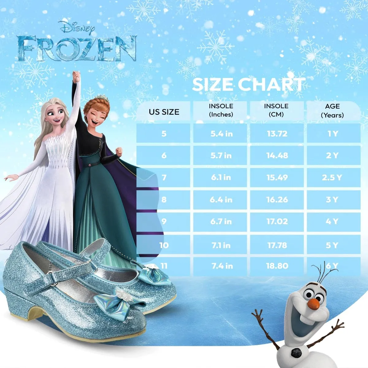 Disney Shoes - Girls Mary Jane Flat Pump Strap with Bow - Kids Character Princess Dress up Costume Flower School Party Flats Slip on - Toddler/Little Kid