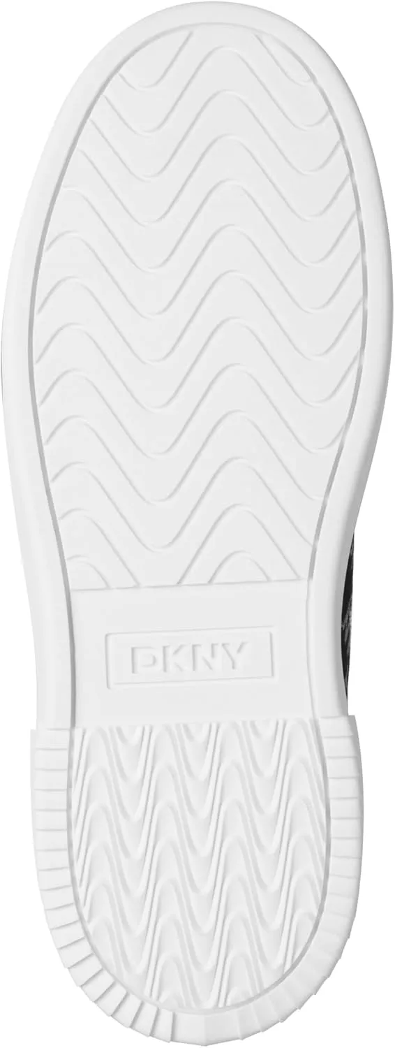 DKNY Women's Bradley Logo Platform Lace Up Sneaker